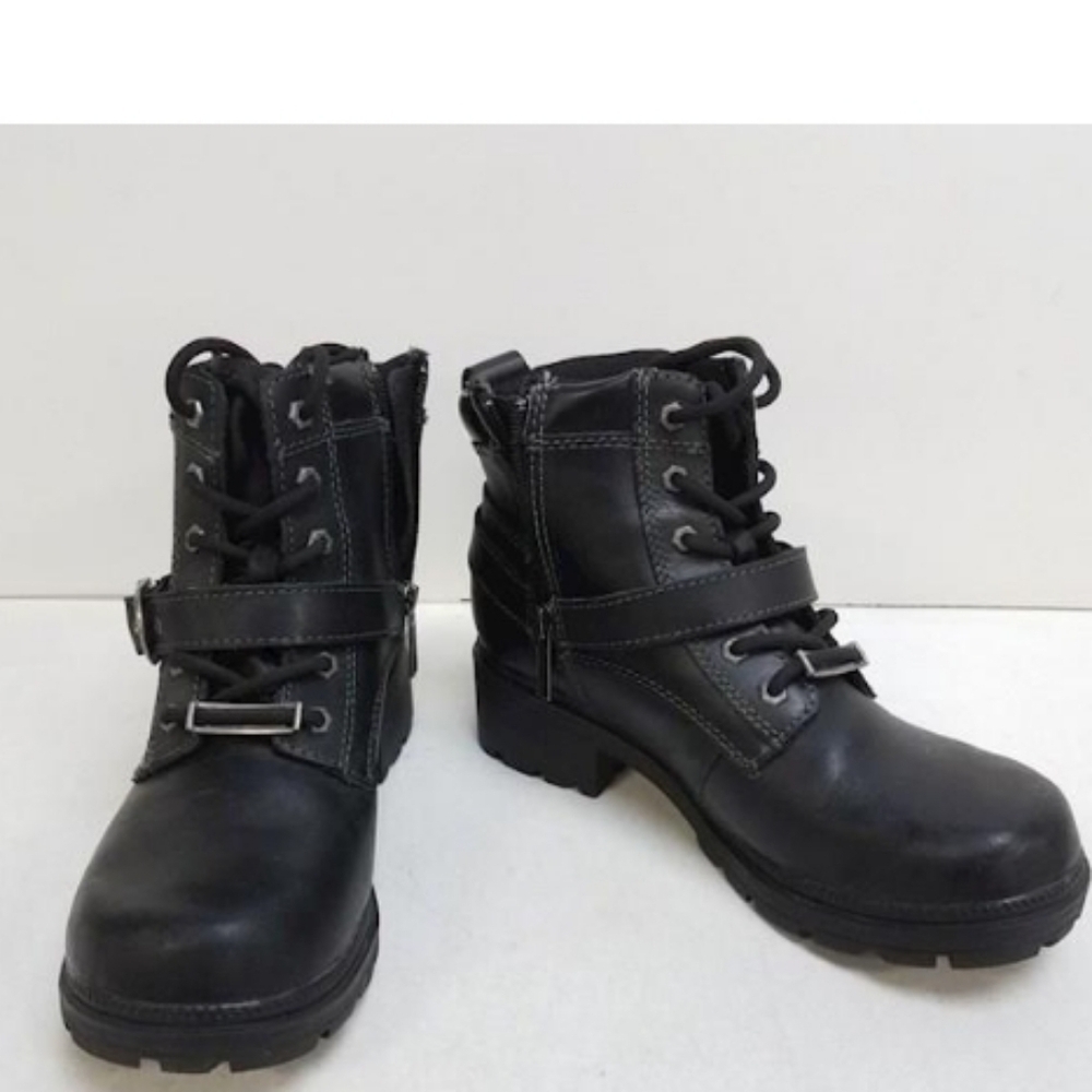 Harley Davidson Riding Boots Black Size 6.5 - Picture 2 of 6